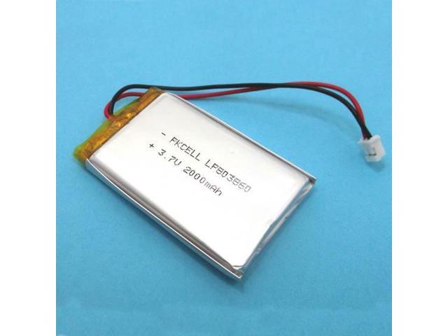0028 - BATTERY LIPO 3.7V 2000MAH WITH WIRES