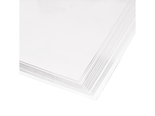 0.1mm Thick A4 Size Clear PVC Sheet 297mm x 210mm Transparent Rigid Plastic Sheet,Office,DIY Cutting,20pcs