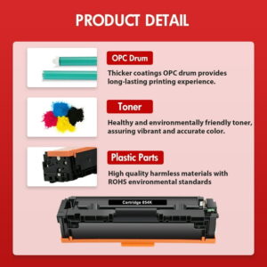 054 Toner Cartridge Compatible for Canon 054 054H CRG-054 CRG-054H Color ImageClass MF644Cdw MF641Cw MF642Cdw LBP622CDW Printer Ink (Black Cyan Magenta Yellow, 4-Pack)