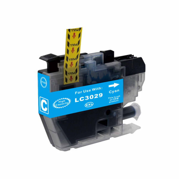 1 Ink Cyan Color LC-3029 XXL Compatible Ink Cartridge Extra High Yield for Brother LC3029 1 Ink Cyan Color LC-3029 XXL Compatible Ink Cartridge Extra High Yield for Brother LC3029