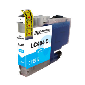 1 Ink Cyan Color LC404 Ink Cartridge High Yield Compatible for Brother LC404XL, LC-404
