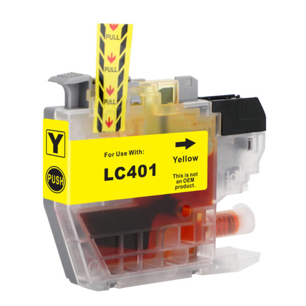 1 Ink Yellow Color High Yield Compatible LC401XL Ink Cartridge for Brother LC401,LC-401 1 Ink Yellow Color High Yield Compatible LC401XL Ink Cartridge for Brother LC401,LC-401