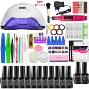 1 Pcs 180W Four-speed Intelligent Induction Phototherapy Lamp Nail Dryers Nail Polish Baking Light Therapy Nail Lamp Nail Art