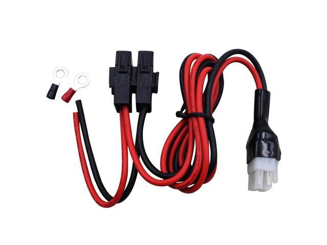1 Piece 6 Pin Plug DC Power Cord Cable For Icom Radio IC-706 IC-718 IC-746 IC-756