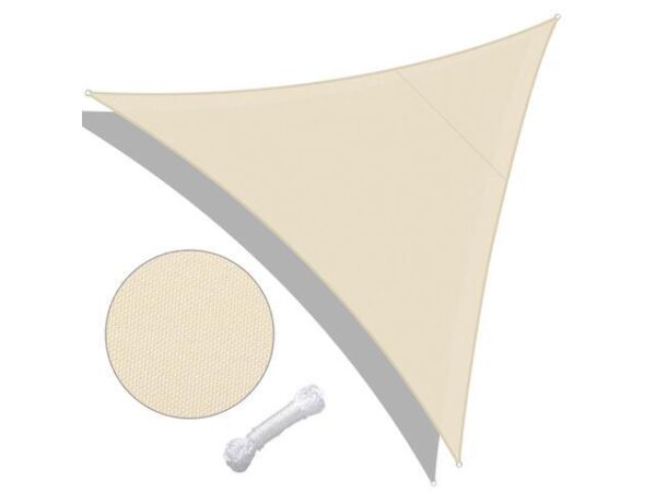 10 Ft Triangle Sun Shade Sail Canopy 97% UV Block Patio Awning Outdoor Yard Deck 10 Ft Triangle Sun Shade Sail Canopy 97% UV Block Patio Awning Outdoor Yard Deck