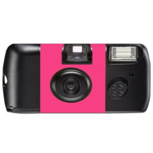 10 Hot Pink Label Film Camera – Kodak 400 Speed Single Use Camera, 27 exposures SL56010-10pk