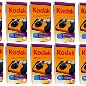 10 Kodak HD Power Flash One-Time Use 35mm Disposable Camera 27exp