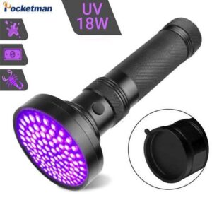 100 LED Best UV Light Purple Light Torch 51LED 21LED 12LED UV LED Flashlight 395-400nm LED Torch Lamp For Safety UV Detection