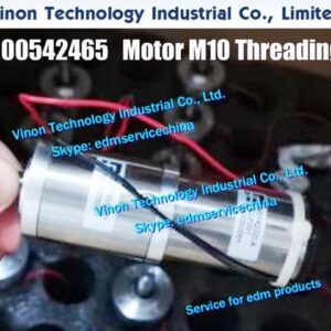 100542465 EDM Motor M10 Threading for Ch armilles Robofil SPW series. edm DC Motor 100.542.465, 100-542-465, 542.465