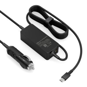 100W Car Charger, Laptop Car Charger Compatible with Dell Latitude/Dell Precision/Dell XPS, MacBook Pro/Air, HP Spectre/Elitebook, Samsung, Asus Zenboo DC Adapter
