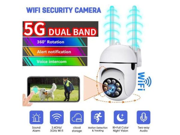 1080P WiFi IP Camara de Seguridad Inalambrica HD Vigilancia Exterior Para Casas
