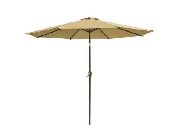 10ft UV50+ Fade Resistant New OLEFIN Outdoor Patio Umbrella 8 Rib Crank Tilt Beach Market Pool Water Repellent 10ft UV50+ Fade Resistant New OLEFIN Outdoor Patio Umbrella 8 Rib Crank Tilt Beach Market Pool Water Repellent