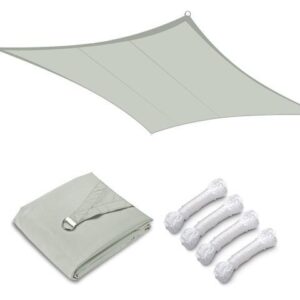 10x13 Ft 97% UV Block Rectangle Sun Shade Sail Top Canopy Outdoor Patio Backyard