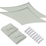 10x13 Ft 97% UV Block Rectangle Sun Shade Sail Top Canopy Outdoor Yard 2 Pack