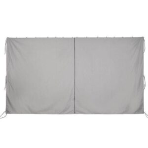10x6.5' Universal Replacement Privacy Side Wall Canopy Curtain f/ 10x10ft Canopy