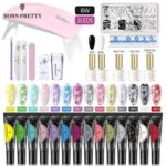 110W UV LED Nail Lamp Nail Dryer LCD Display Ice Lamp Manicure Gel Nail Lamp Drying Lamp For Gel Nail Art Drying Auto Sensor