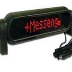 118023 - ADVERTISEMENT LED DISPLAY WITH 12V AND 120V POWER ADAPTERS