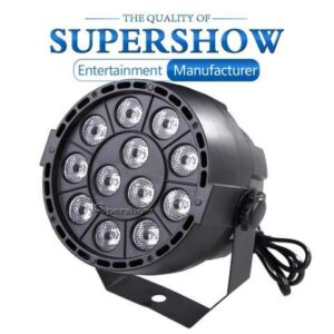 12*3W LED UV Plastic Par Light Professional DMX Interface Remote Control Light for Disco Nightclub Party Show Equipment