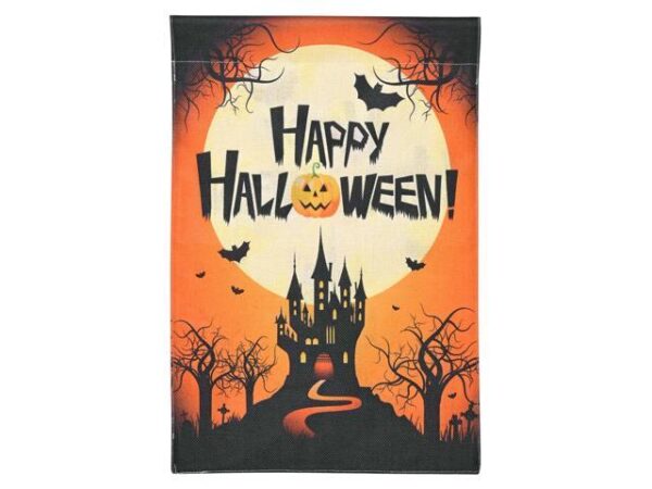 12"x18" Halloween Garden Flag Castle Bat Pumpkin Jack O Lantern Party Decoration 2024 12"x18" Halloween Garden Flag Castle Bat Pumpkin Jack O Lantern Party Decoration 2024