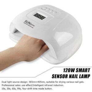 120W Professional Nail Lamp LED UV Light Timer Glue Dryer Manicure EU Plug for Nail Gel Polish led Nail Light Dryer UV Lamp
