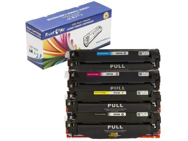 131X Compatible Set + BK of 5 Toners; BK CF210X , Cyan CF211A , Yell CF212A & Mag CF213A for HP LaserJet Pro Color M251n , M251nw , MFP M276n , M276nw 131X Compatible Set + BK of 5 Toners; BK CF210X , Cyan CF211A , Yell CF212A & Mag CF213A for HP LaserJet Pro Color M251n , M251nw , MFP M276n , M276nw