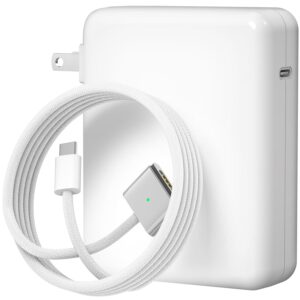 140W Charger for MacBook Pro 16 14 inch Mac Air 15 13 inch 2025 2024 2023 2022 2021 M1–M4【Original Quality】Type C Fast Charger Power Adapter & 6.6FT Type C to Magnetic 3 Cable...