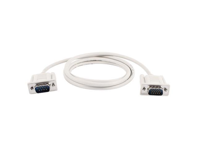 1.4M VGA HD15 15 Pin Male to DB9 9 Pin RS232 Male Adapter Cable Lead Converter