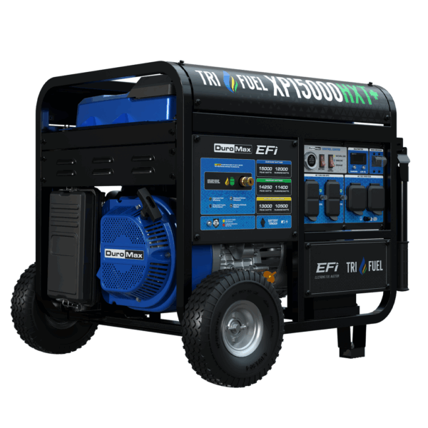 15,000 Watt Electric Start Tri Fuel EFI Portable Generator - 50 State Approved 15,000 Watt Electric Start Tri Fuel EFI Portable Generator - 50 State Approved