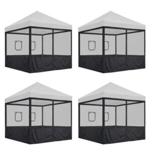 16 Pcs 10 ft Pop Up Canopy Tent Sidewall Mesh Side Wall Party Canopy