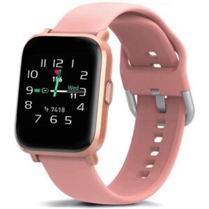 18 Sports Mode Smart Watch with Music Control, DIY Screen Fitness Tracker with Blood Oxygen H-R Monitor, Sleep Tracker with Pedometer Step Calories