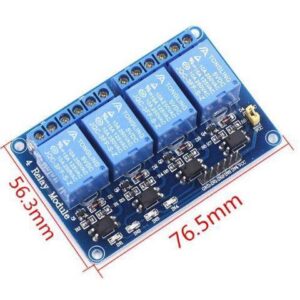 1814-JC1AA - RELAY MODULE 4 CHANNEL INTERFACE MODULE 5V INPUT