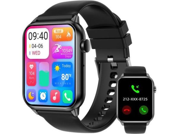 1.85" Smart Watch with 341PPI Retina Screen for Men Women Bluetooth Call, IP67 Waterproof Fitness Tracker Watch with 37 Sports Mode, Smartwatch with 1.85" Smart Watch with 341PPI Retina Screen for Men Women Bluetooth Call, IP67 Waterproof Fitness Tracker Watch with 37 Sports Mode, Smartwatch with
