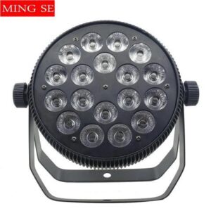 18x18W aluminum LED par light RGBWA UV 6IN1 LED flat panel with DMX512 control stage light DJ disco dyeing lamp