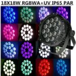 18X18W RGBWA+UV waterproof led Par Light, IP65 LED PAR DMX LED wash light professional stage DJ equipment disco light