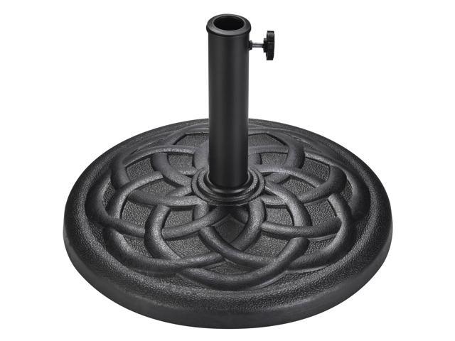19.5" 31 lbs Round Umbrella Base Heavy Stand Holder Fit for 8/9/10' Patio Garden Umbrella