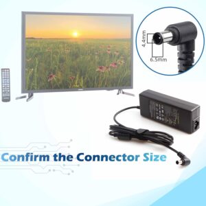 19V Power Cord for Samsung TV 32” UN32 J4000 J4500 J5205 J5003 J525D UN32J4000AF UN32J5205AF UN32J525DAF UN32J5003AF UN32J400DAF A4819-FDY BN44-00837A LCD Monitor...