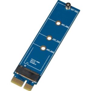 1pcs M.2 to PCI Express 1X Riser PCI-E to M.2 NVME Adapter PCI-E 3.0 X1 Convert Card M Key Connector Supports 2230 2242 2260 2280 SSD