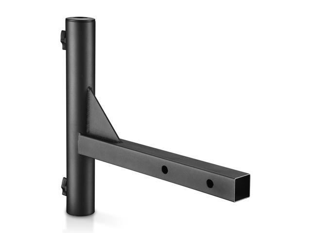2" Hitch Mount Dual Flag Pole Holder Bracket for Truck Car Trailer SUV RV Jeep