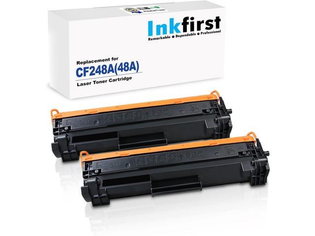 2 Inkfirst Compatible Toner Cartridges Replacement for HP CF248A 48A Laserjet Pro M15w M15a M16 MFP M28a M28w M29a M29w (Update CHIP Version)