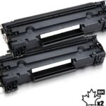 2 Inkfirst Compatible Toner Cartridges Replacement for HP CF283A 83A LaserJet Pro M127fw M125nw M201dw M201n M225dn M225dw