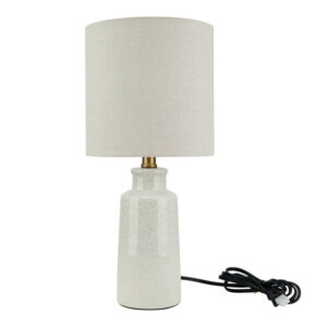 (2 pack) Better Homes & Gardens 17" Reactive Glaze Ceramic Table Lamp