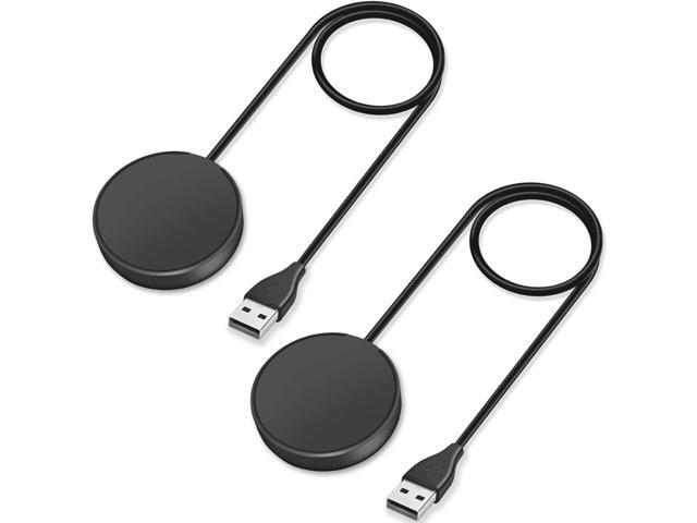 2 Pack Compatible with Samsung Galaxy Watch 4/4 Classic/3/Active/Active 2 Wireless Charging Dock,Trami Replacement USB Charger Cable Cord Stand for