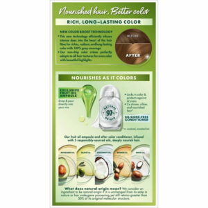 (2 pack) Garnier Nutrisse Nourishing Hair Color Creme, 070 Dark Natural Blonde Almond Creme
