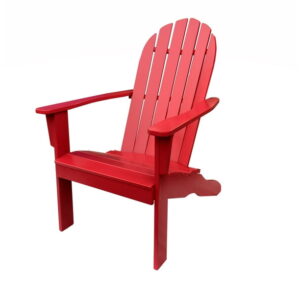 (2 pack) Mainstays Wood Outdoor Adirondack Chair, Red