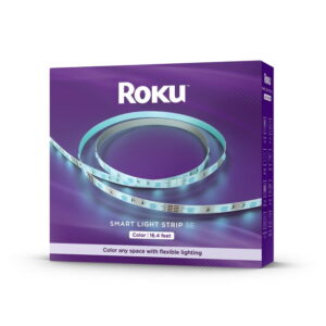 (2 pack) Roku Smart Home Smart Light Strip SE 16.4 Foot with 16 Million Color Options, White Light Option, and Custom Presets - Indoor