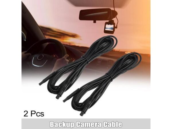 2 Pcs 4 Pin 13.12ft 400cm Backup Camera Extension Cable Dash Camera Cord Wires Car Rear View Camera 2 Pcs 4 Pin 13.12ft 400cm Backup Camera Extension Cable Dash Camera Cord Wires Car Rear View Camera