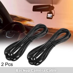 2 Pcs 8 Pin 9.84ft 300cm Backup Camera Extension Cable Dash Camera Cord Wires Car Rear View Camera