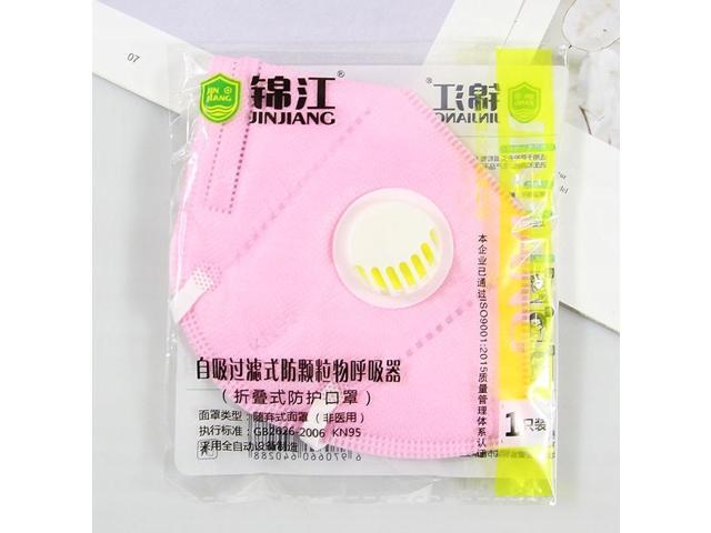 20 Pieces KN95 Mask JINJIANG Face Mask FFP2 PM2.5 Health Protector 100% Good Quality Pink