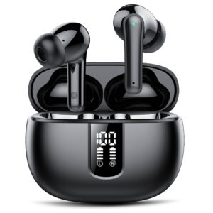 2025 NEW Wireless Earbuds, Bluetooth 5.3 Headphones in Ear 40H Playtime, Ear Buds Deep Bass, Bluetooth Earbuds Built-in HD Mic, IPX7 Waterproof,Touch Control, Portable Design...