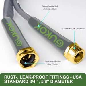 2025 Upgraded 100FT Non-Expanding Garden Hose, Ultra-Light & Flexible Water Hose - Burst-Resistant, Kink-Free, High-Pressure, All-Weather Use for Lawns, Gardens, and Outdoor...